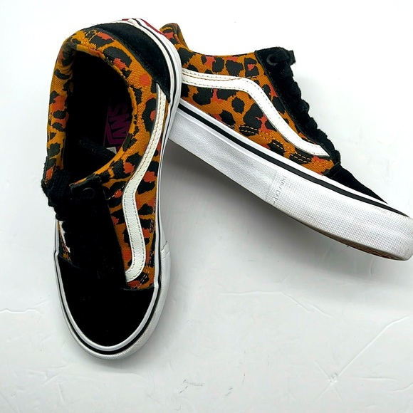 VANS Old Skool Pro Ultra Cush Leopard Print Skateboard Pro Men Sz 6 Unisex Punk - Picture 1 of 17
